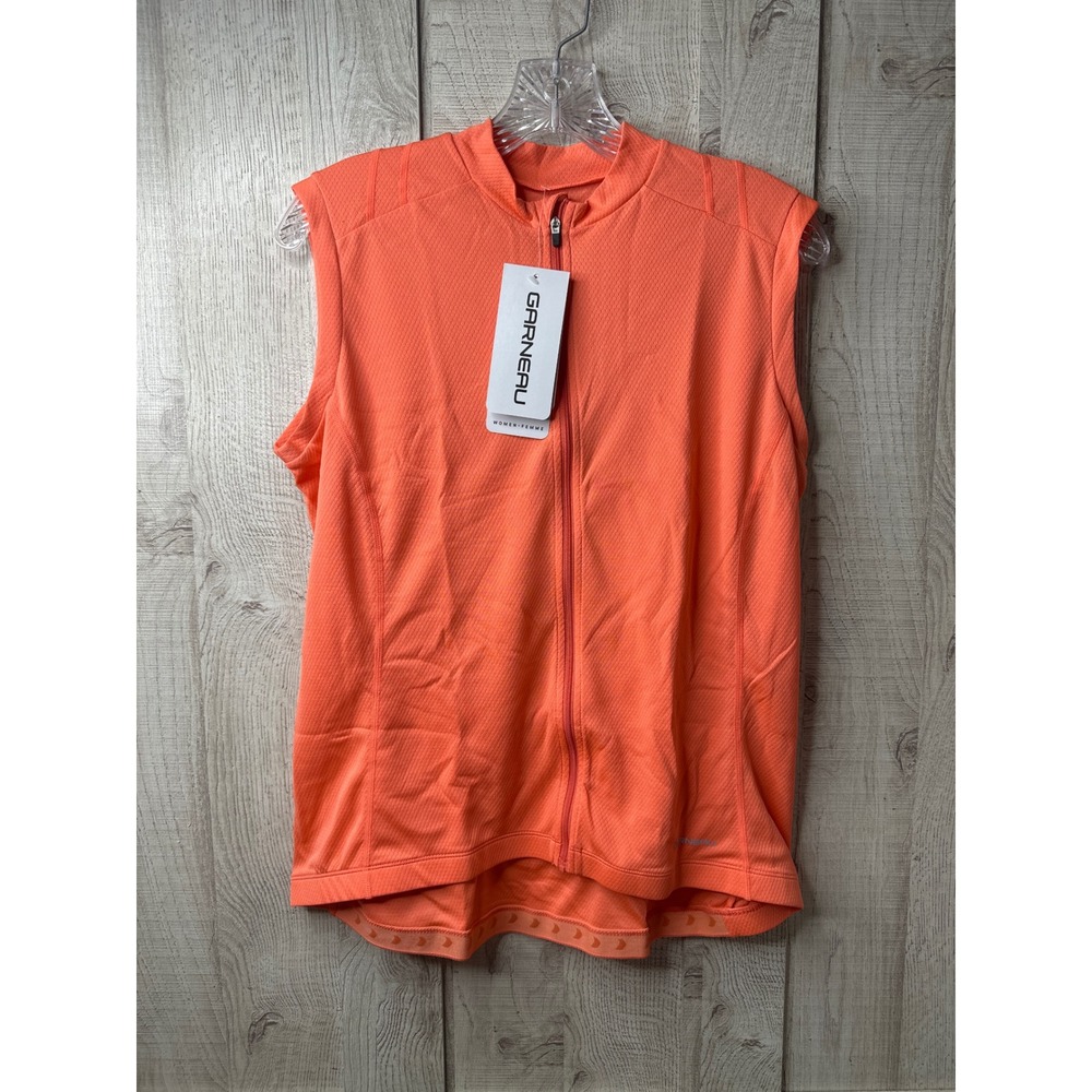 Garneau Beeze 3 Sleeveless Cycling Jersey Orange Womens XL 1042014 New